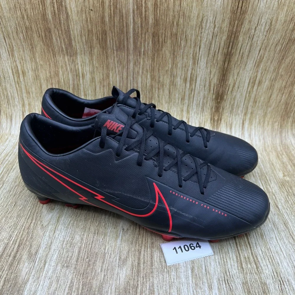 Nike Mercurial Vapor 13 Academy MG Men's Size 12 Bred Soccer Cleats AT5269-060
